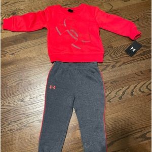 NWT 24M Under Armour Sweatsuit